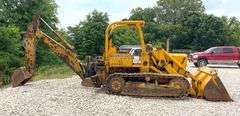 John Deere 450-B crawler loader w/ backhoe, steering & shifting problems