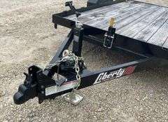 Unused 2024 Liberty HD 12' tilt flatbed trailer