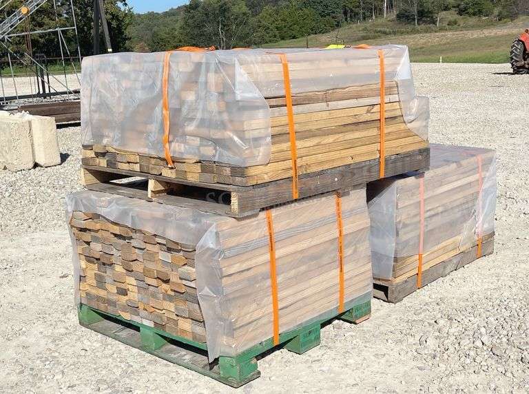3 pallets of unused 2"x4", 48"-56" long