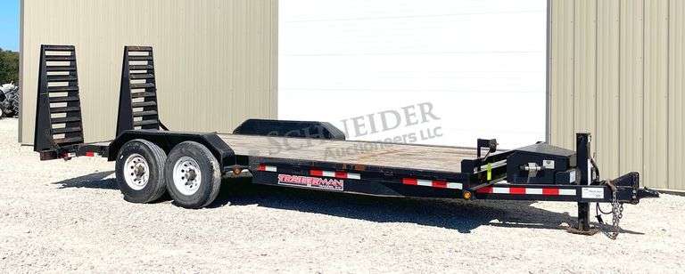 2019 Trailerman 20' flatbed trailer