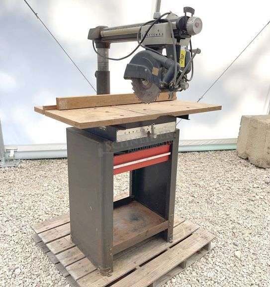 Craftsman radial arm saw on stand