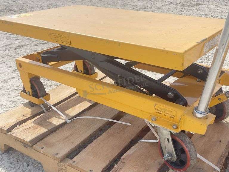 2- Wesco 20"x33" hydraulic lift carts