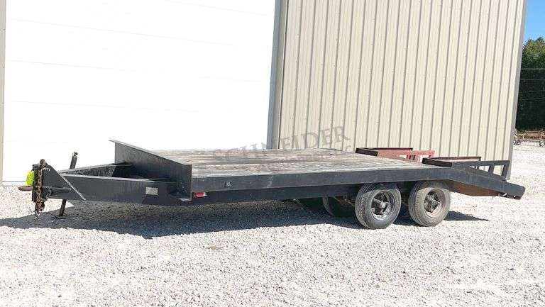 1987 Belshe 17' flatbed trailer