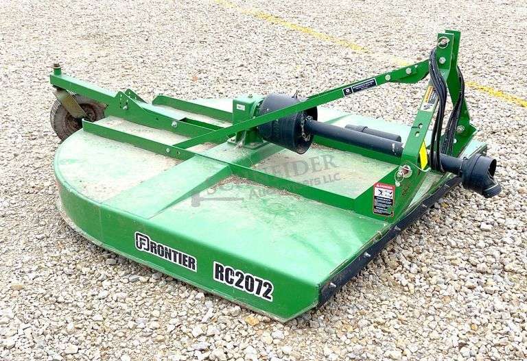 Frontier RC2072 6' 3-point brush hog, from the estate of Dr. Ken Buchmann