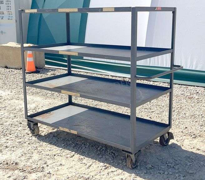 30"x5' HD steel rolling shelf