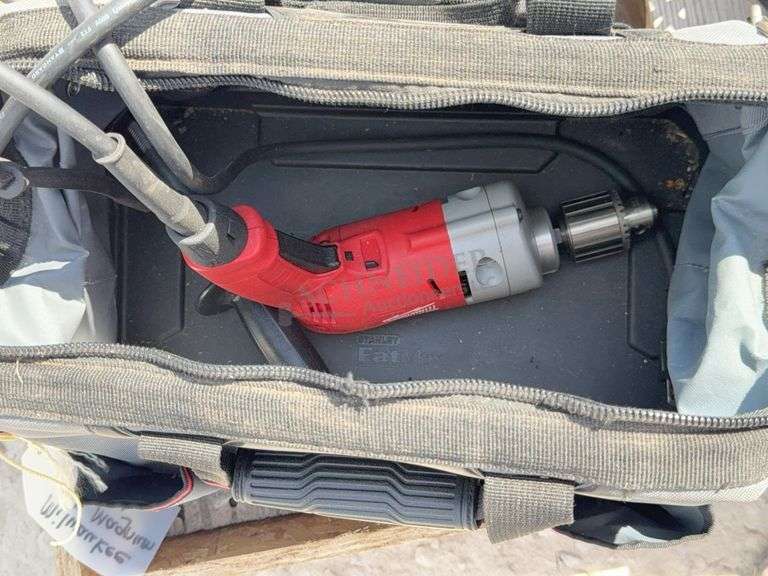 Group of corded electric shop tools