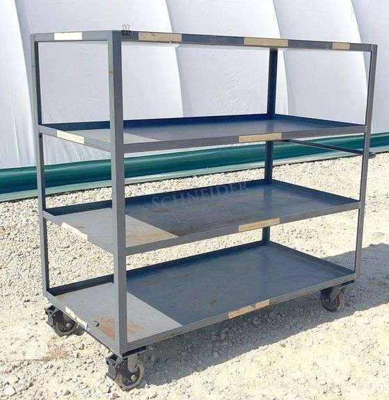 30"x5' HD steel rolling shelf