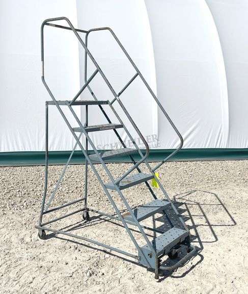 Gillis 62" tall rolling utility stairs