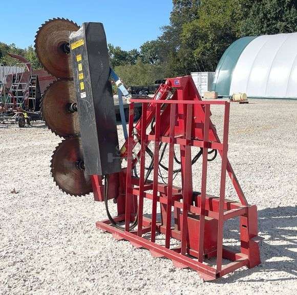 Cook's Saw Trailblazer skid steer limb saw, from the estate of Dr. Ken