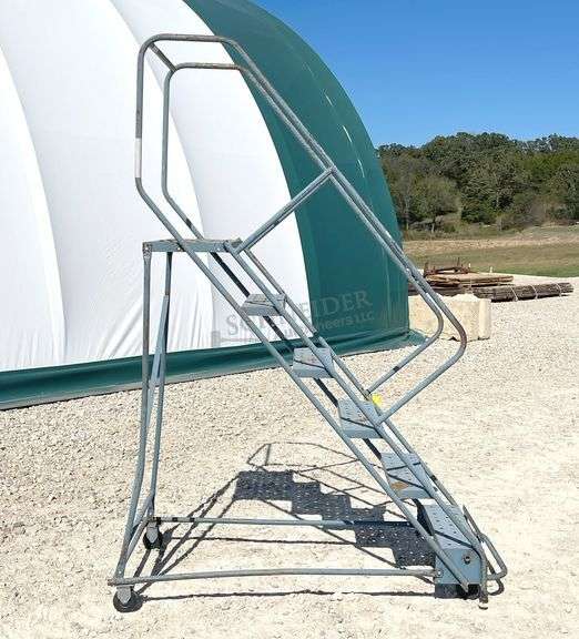 Gillis 62" tall rolling utility stairs