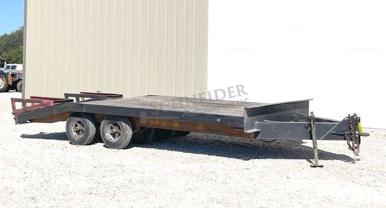 1987 Belshe 17' flatbed trailer