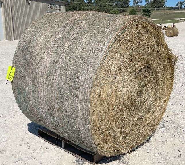 10- 4'x5' bales of grass hay