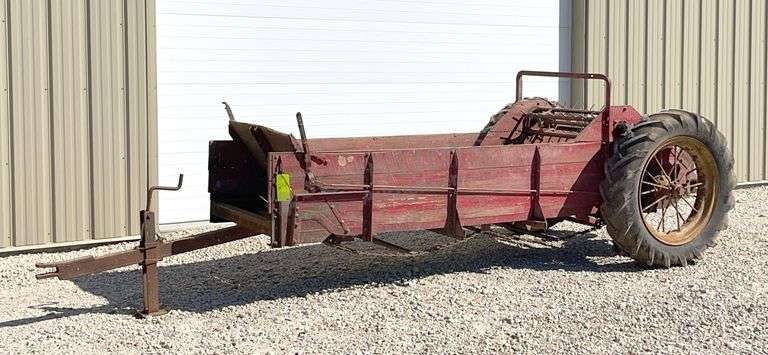 Ground drive manure spreader