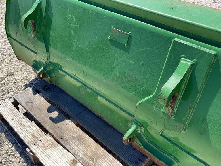 John Deere 74" bucket w/ global style quick attach