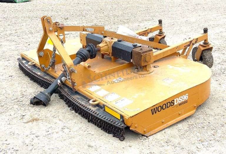 Woods DS96 8' 3-pt. brush hog, from the estate of Dr. Ken Buchmann