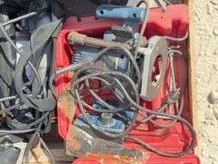 Group of corded electric shop tools