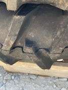 Pair of unused 12.4-28 tractor tires on unused rims