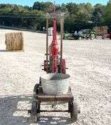 Monitor 1 1/4 hp stationary engine w/ water pump & cart