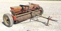 Brillion SST-961 8' pull type seeder w/ transport wheels, from the estate of Dr. Ken Buchmann