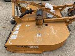 Woods DS96 8' 3-pt. brush hog, from the estate of Dr. Ken Buchmann