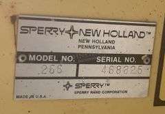 New Holland 256 side delivery hay rake