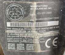 2005 Polaris Sportsman 700 4x4 ATV