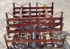 8- Meco barrel stacking racks