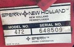 New Holland 472 7' mower conditioner