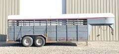 2011 Homemade 20' gooseneck stock trailer