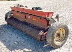 Brillion SST-961 8' pull type seeder w/ transport wheels, from the estate of Dr. Ken Buchmann