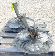 2- 24" 110 volt shop fans