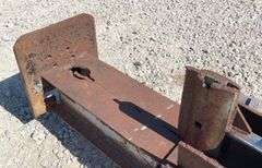 Homemade hydraulic log splitter