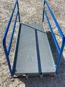 30"x6' rolling steel flatbed cart