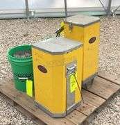 2- Phoenix DryRod II welding rod ovens & 2 buckets of welding rods