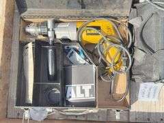 Group of corded electric shop tools