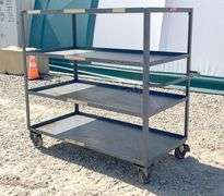 30"x5' HD steel rolling shelf