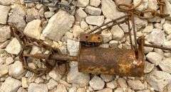 Group of 48 Victor double coil spring traps