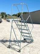 Gillis 62" tall rolling utility stairs