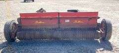 Brillion SST-961 8' pull type seeder w/ transport wheels, from the estate of Dr. Ken Buchmann