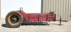 Ground drive manure spreader