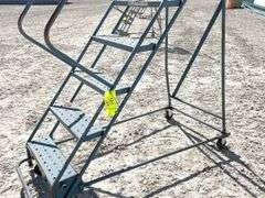 Gillis 62" tall rolling utility stairs