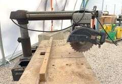 Craftsman radial arm saw on stand