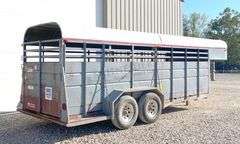 2011 Homemade 20' gooseneck stock trailer