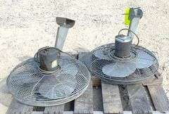 2- 24" 110 volt shop fans