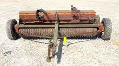 Brillion SST-961 8' pull type seeder w/ transport wheels, from the estate of Dr. Ken Buchmann