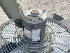 2- 24" 110 volt shop fans