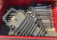 Waterloo 54" wide workbench full of tools