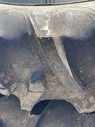 Pair of unused 12.4-28 tractor tires on unused rims