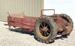 Ground drive manure spreader