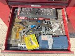 Waterloo 54" wide workbench full of tools